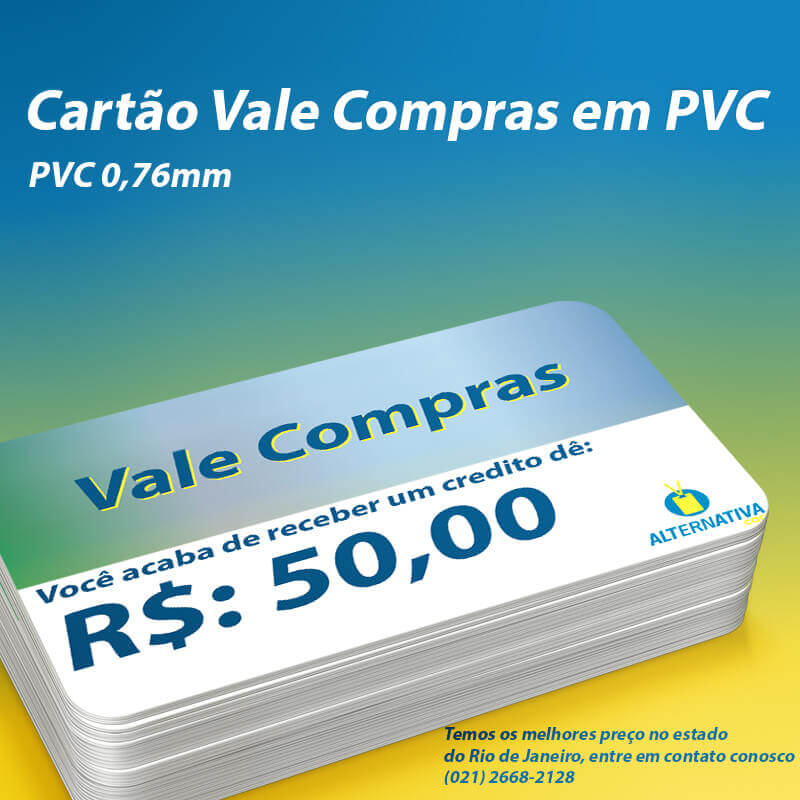 impressão em cartões pvc em Salvador