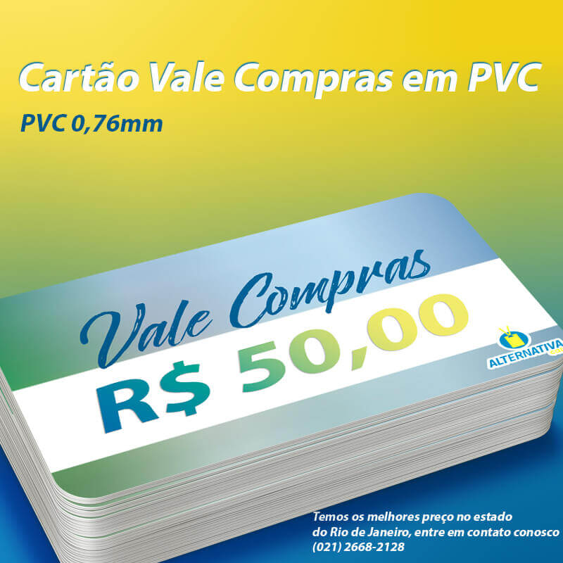 impressão em cartões pvc em Foz do Iguaçu