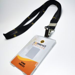 Crachá pvc empresarial