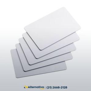 Cartão em pvc para impressão