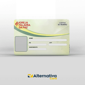 modelo de Carteirinha de membro editável grátis