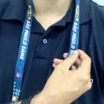 NFL Lanyards Eagles x Packers Cordões personalizados para Crachá. Credenciais para Eventos