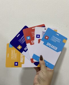 Credenciais Personalizados cidades summit 2025. Entrega Rápida para eventos